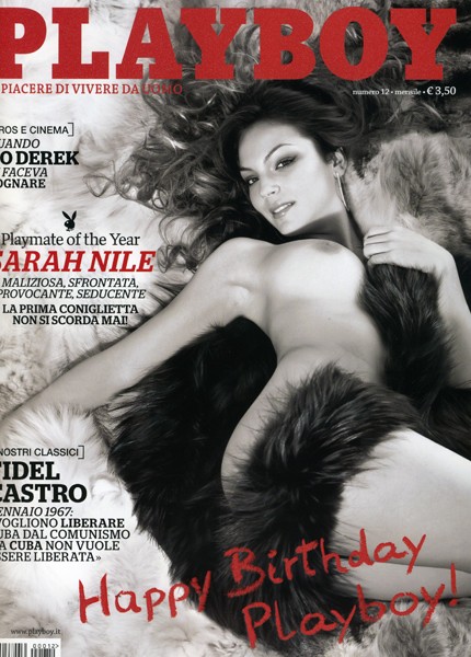 Sarah Nile di nuovo nuda su Playboy