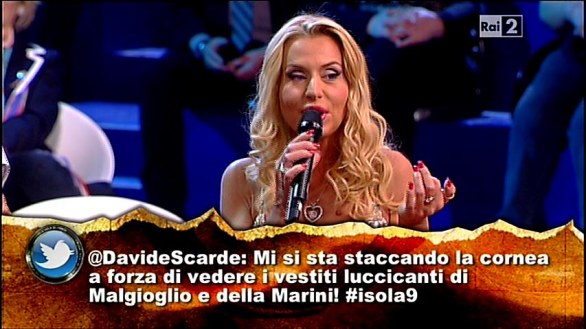 Seratona de L\'Isola dei famosi 2012