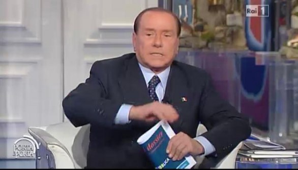 Silvio Berlusconi a Porta a porta