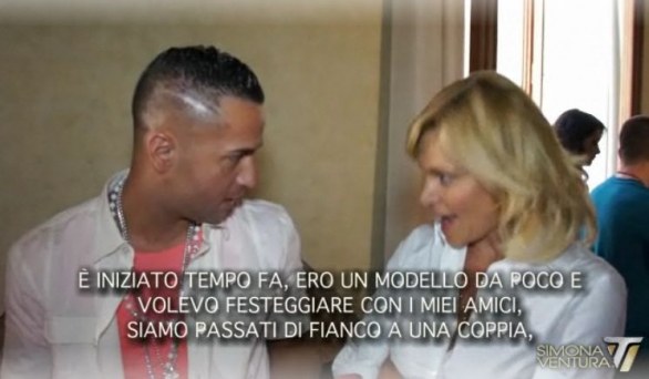 Simona Ventura intervista i ragazzi di Jersey Shore