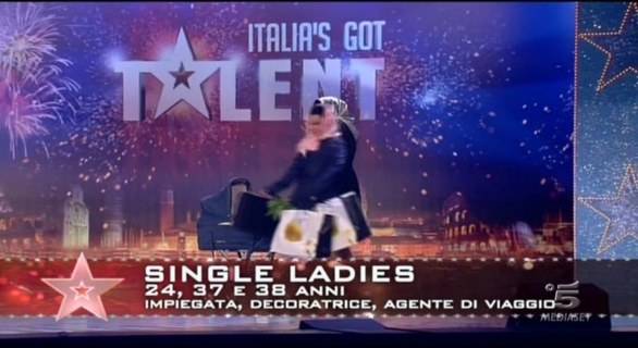 Single Ladies, ballerine Italia s got talent 2012