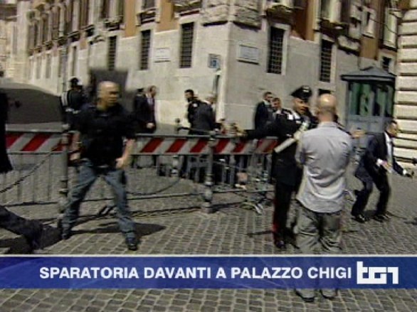 Spari a Palazzo Chigi, le dirette tv