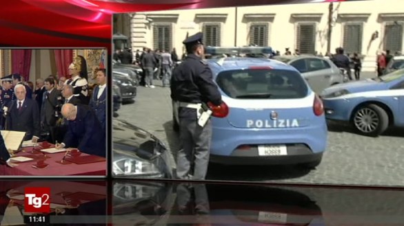 Spari a Palazzo Chigi, le dirette tv