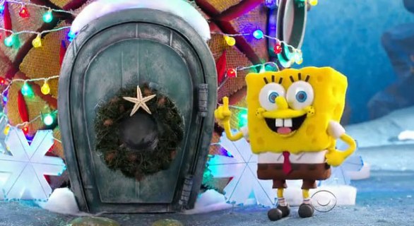 Spongebob in stop-motion per Natale