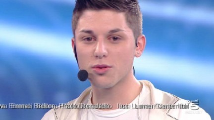 Stefanino Maiuolo eliminato da Amici