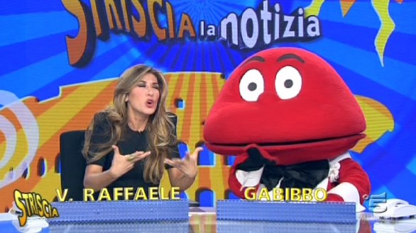 Striscia la notizia, Michelle Hunziker in travaglio sostiuita dal Gabibbo