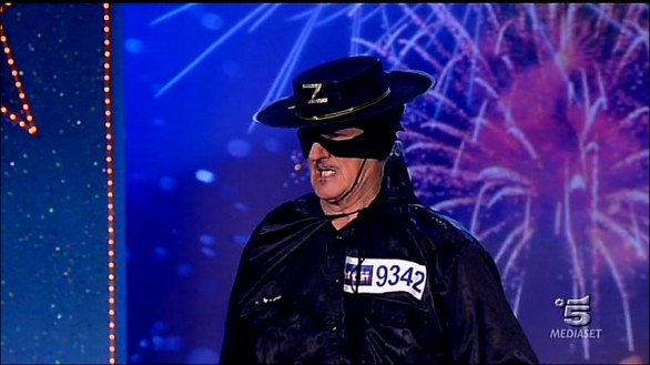 Temistocle Di Narzio Zorro di Italia\'s got talent