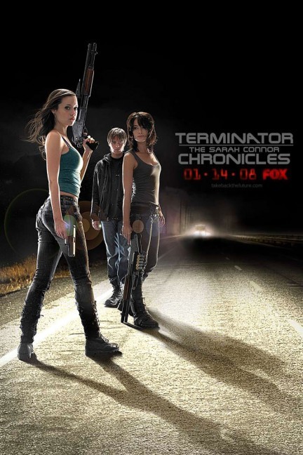 Locandina con Lena Headey, Thomas Dekker e Summer Glau