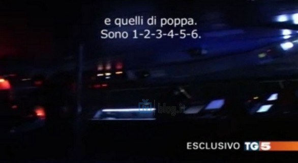 Tg5 - Concordia, le immagini del filmato shock