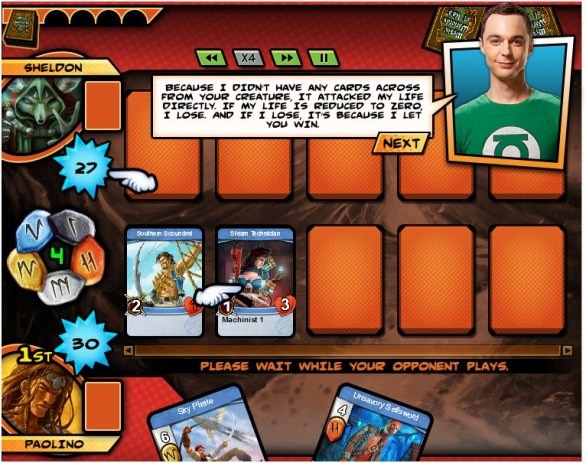 The Big Bang Theory, il gioco di carte su Facebook