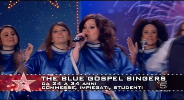 The Blue Gospel Singers, cantanti ad Italia s got talent 2012