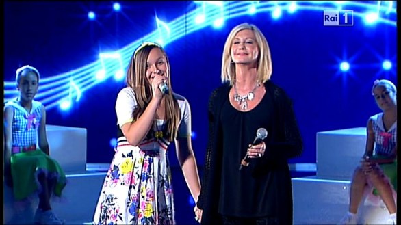 Ti lascio una canzone 24 settembre 2011 con Olivia Newton John