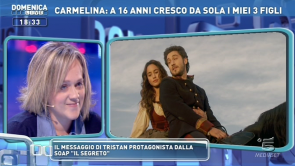 Tristan del Segreto a Domenica Live