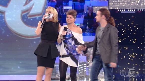 Valerio Scanu e Alessandra Amoroso ad Amici