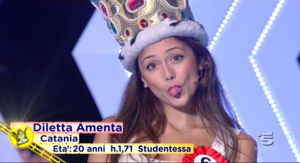 Veline 2012 - Diletta Amenta vince la puntata del 16 luglio