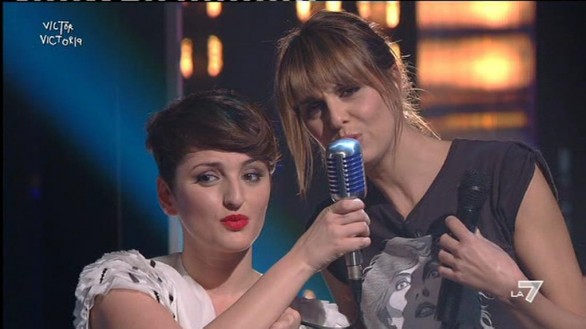 Foto di Victor Victoria con Victoria Cabello e ospite Paola Cortellesi