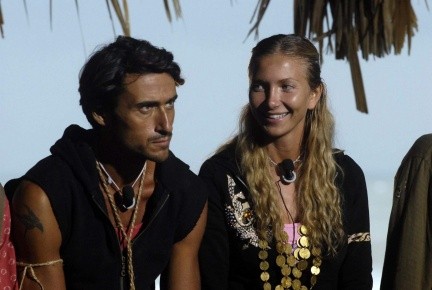 Victoria Petroff con Vittorio