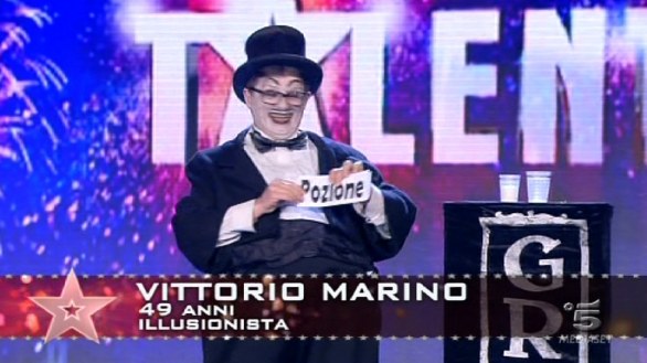 Vittorio Marino, mago ad Italia s got talent 2013