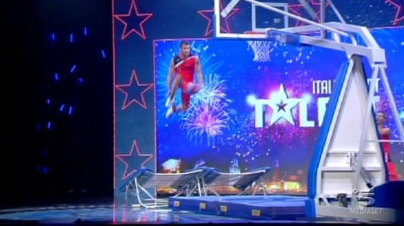 Xteam, giocatori di basket acrobatici ad Italia s got talent